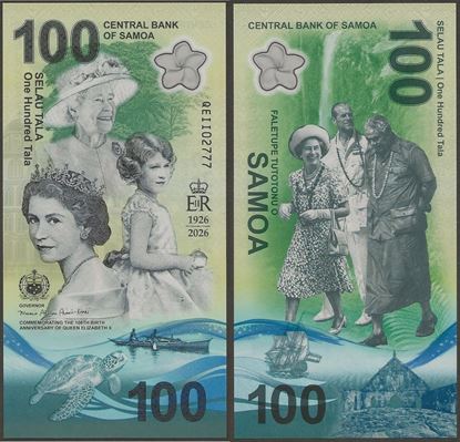 Picture of Samoa,P56,Bx,100 Tala,2026